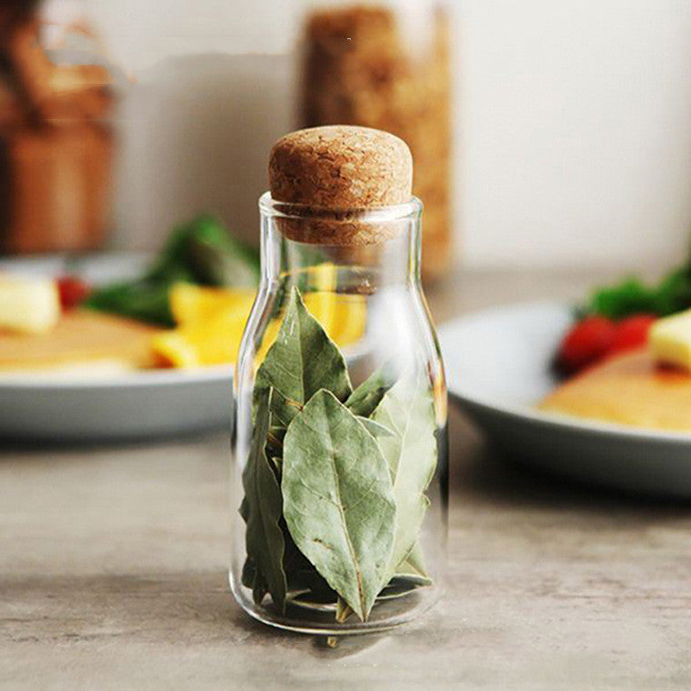 Scented Tea Storage Bottle – Airtight Glass Jar for Tea, Coffee & Spices